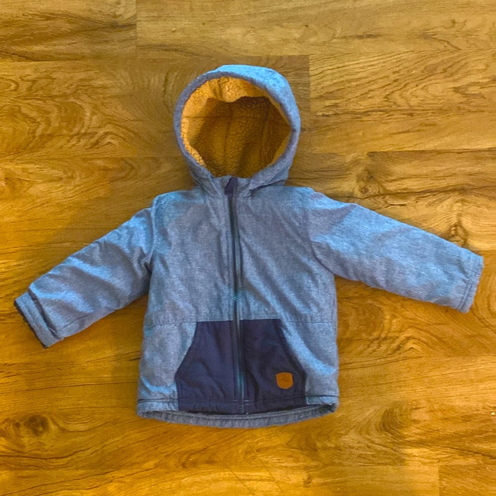 Adorable blue boy’s winter jacket,